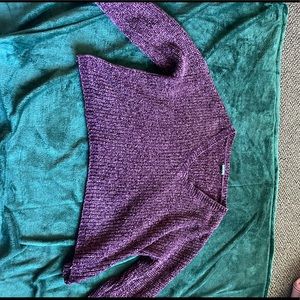 Wild fable purple sweater